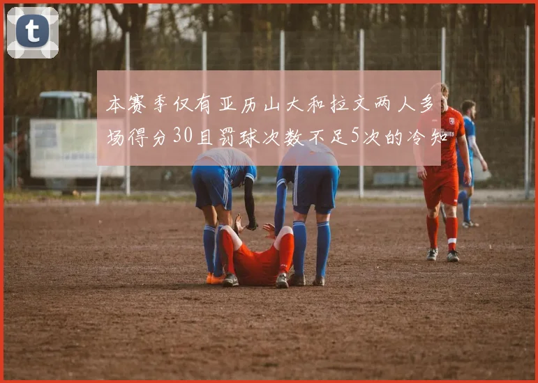 本赛季仅有亚历山大和拉文两人多场得分30且罚球次数不足5次的冷知识